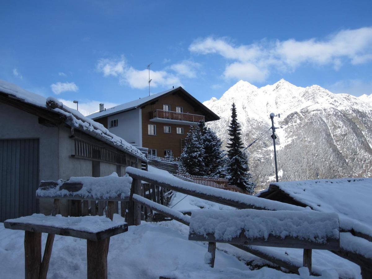 Apartamento Haus Waldheim Grächen Exterior foto