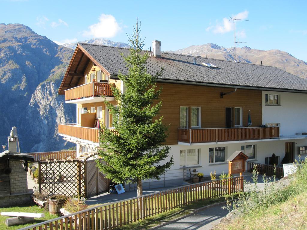 Apartamento Haus Waldheim Grächen Exterior foto
